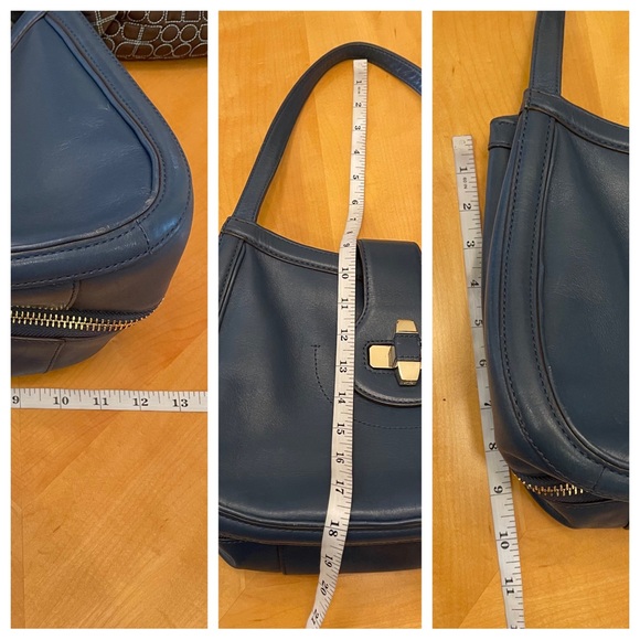 Tory Burch Navy Hobo Bag - Picture 16 of 16